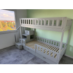 Etagenbett mit Treppe 100x200 cm für Kinder